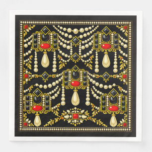 Mary Queen of Scots Jewells Inspired Design  Napkin