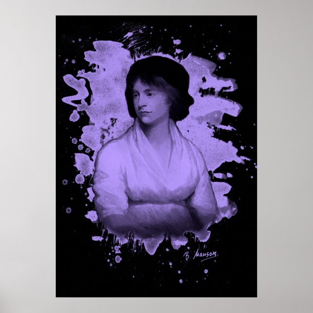 Mary Shelley (Wollstonecraft) Tribute Poster (Front)