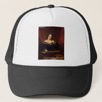Mary Shelly "Love Never Seen" Gifts & Cards Trucker Hat