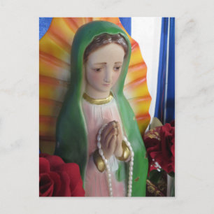 Mary Statue Postcard