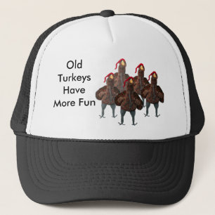 Mary Sue's Turkey Outfits Trucker Hat
