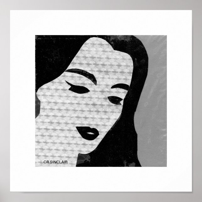 Mary the MODERN (grey) by CR SINCLAIR Poster (Front)