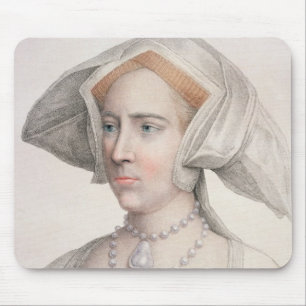 Mary Tudor (1516-58) engraved by Francesco Bartolo Mouse Pad