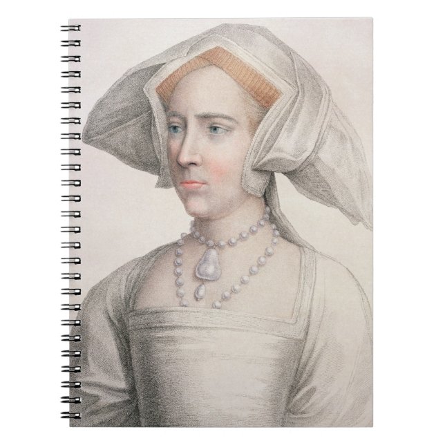 Mary Tudor (1516-58) engraved by Francesco Bartolo Notebook (Front)