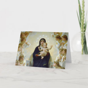 Mary with Angels - Regina Angelorum Holiday Card