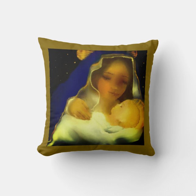 Mary With Jesus Cushion (Front)