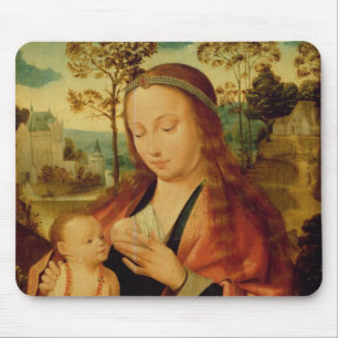 Mary with the Christ Child, early 16th century Mouse Pad