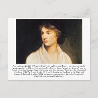 Mary Wollstonecraft - Feminist Postcard