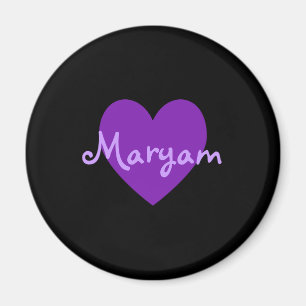 Maryam in Purple Magnet