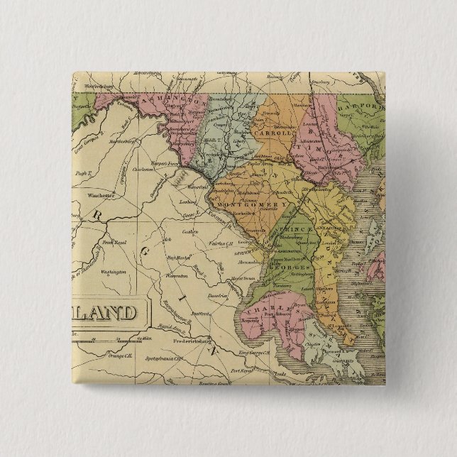Maryland 3 15 cm square badge (Front)