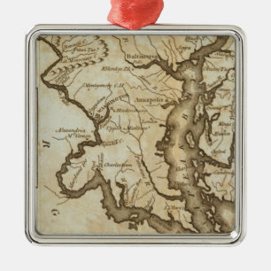 Maryland 4 metal tree decoration