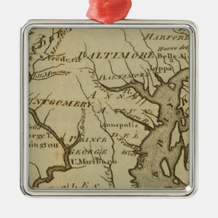 Maryland 5 metal tree decoration