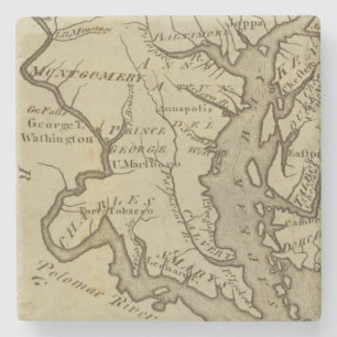 Maryland 5 stone coaster