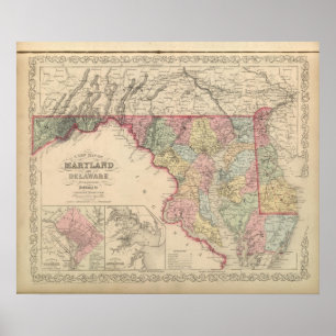 Maryland and Delaware 2 Poster