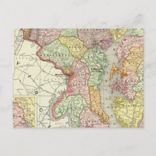 Maryland and Delaware Postcard