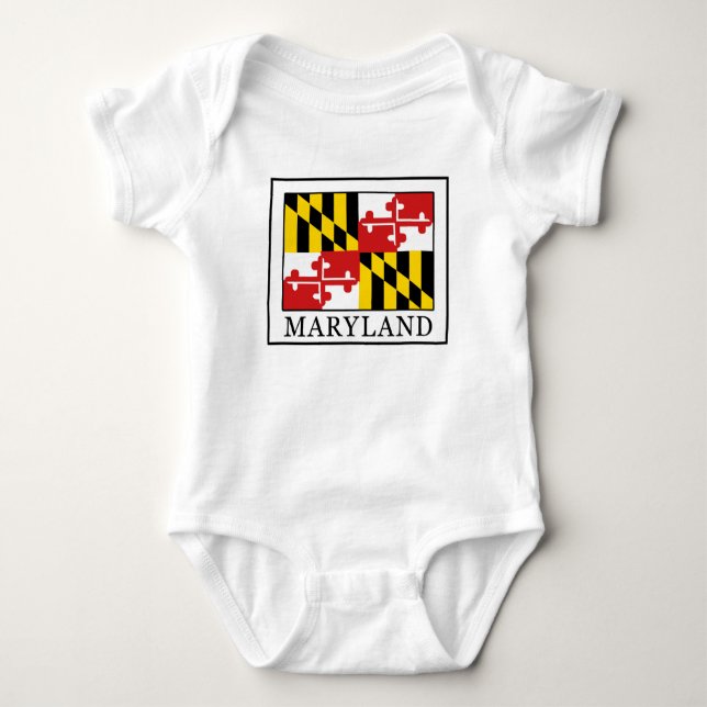 Maryland Baby Bodysuit (Front)