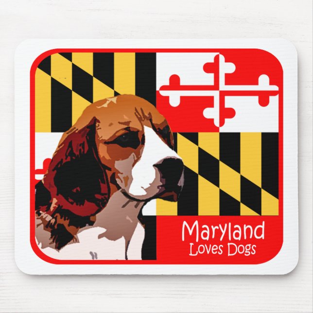 Maryland Beagle Mouse Pad (Front)