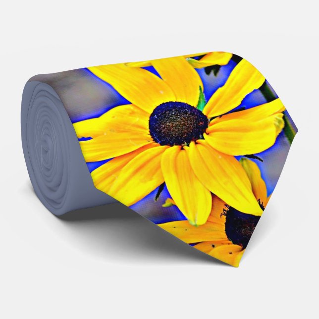 Maryland Black Eyed Susan Tie (Rolled)