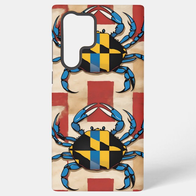 Maryland Blue Crab Samsung Galaxy S22 Ultra Case (Back)