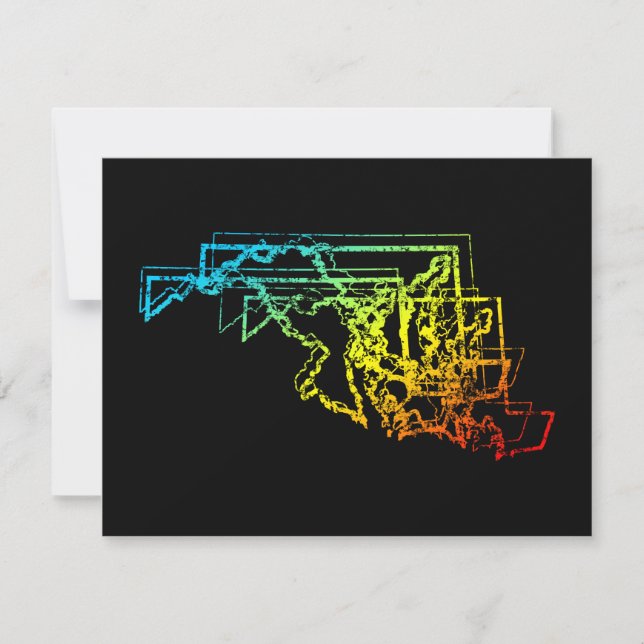 maryland chill blur invitation (Front)