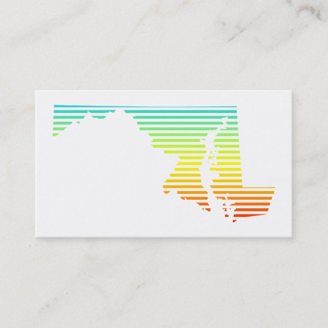 maryland chill fade business card (Front)