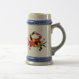 Maryland Crab Beer Stein