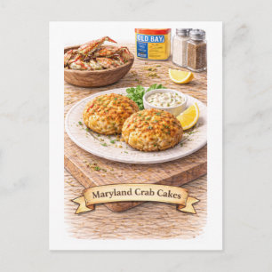 Maryland Crab Cakes (American Food Series) Postcard