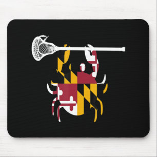 Maryland Crab Lacrosse Boys Stick LAX Sister Broth Mouse Pad
