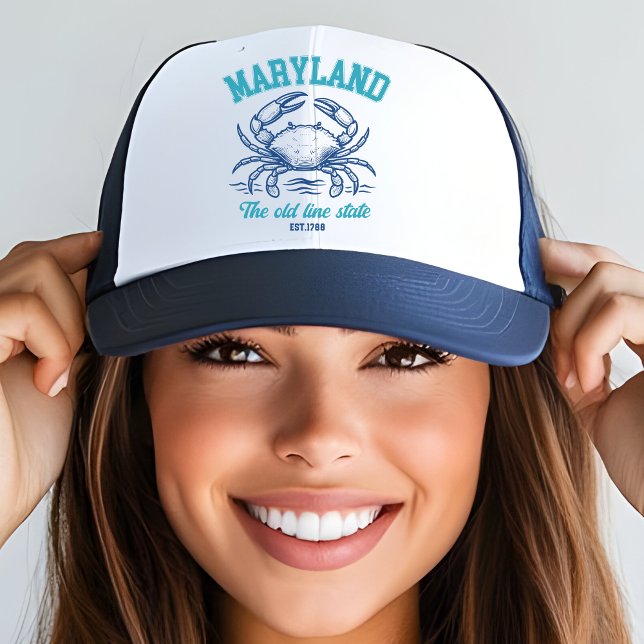 Maryland Crab Logo Hat – The Old Line State (Creator Uploaded)