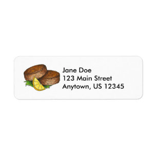 Maryland Crabcake Crab Cake Seafood Cakes Labels