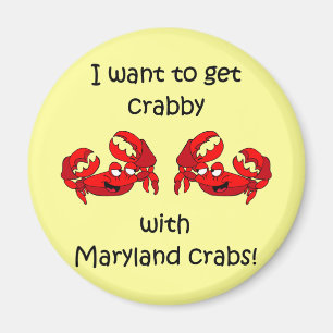 Maryland crabs magnet