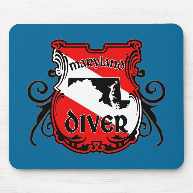 Maryland Diver Mouse Pad (Front)