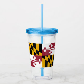Maryland Flag Acrylic Tumbler