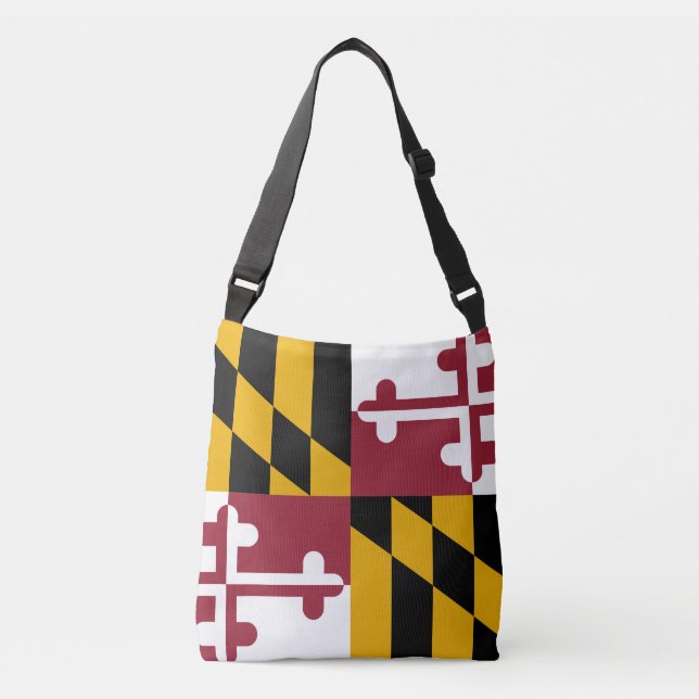 Maryland flag, American state flag Crossbody Bag (Front)