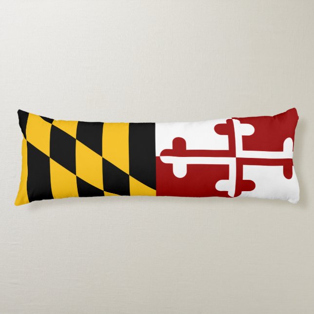 Maryland flag body cushion (Front)