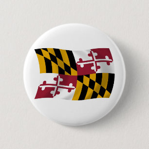 Maryland Flag Button