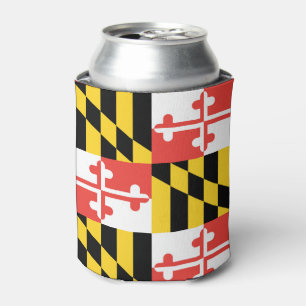 Maryland Flag Can Cooler