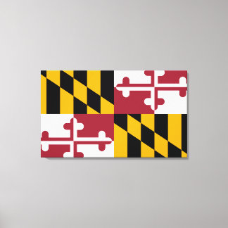Maryland Flag Canvas Print
