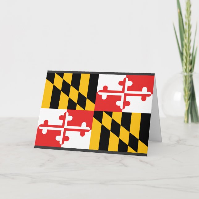 Maryland Flag Card (Front)