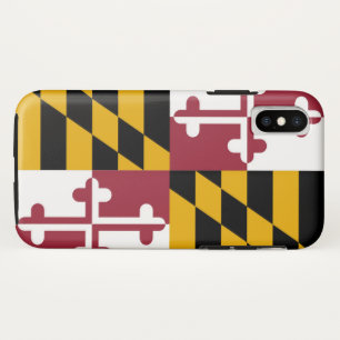 Maryland flag iPhone x case