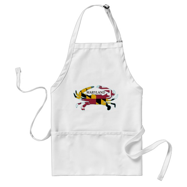 Maryland Flag Crab Apron (Front)