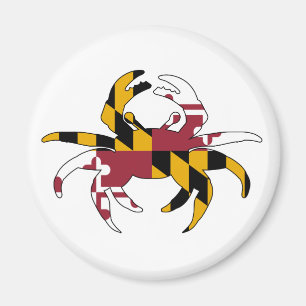 Maryland Flag Crab Magnet