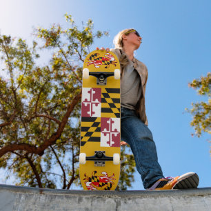 Maryland Flag Crab Skateboard