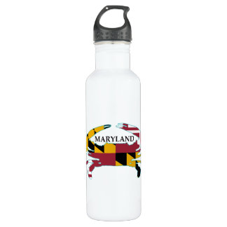 Maryland Flag Crab Sport Bottle