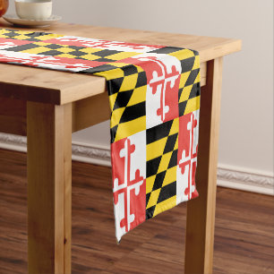 Maryland Flag Custom 14" X 72" Table Runner