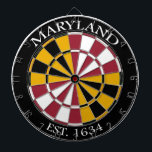Maryland Flag Dartboard<br><div class="desc">Excellent quality dartboard ideal for your pub, garage, mancave, or anywhere else you play!</div>