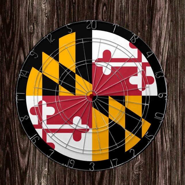 Maryland Flag Dartboard & Maryland /USA game board (Creator Uploaded)