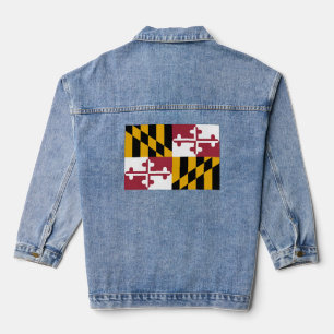 Maryland Flag  Denim Jacket