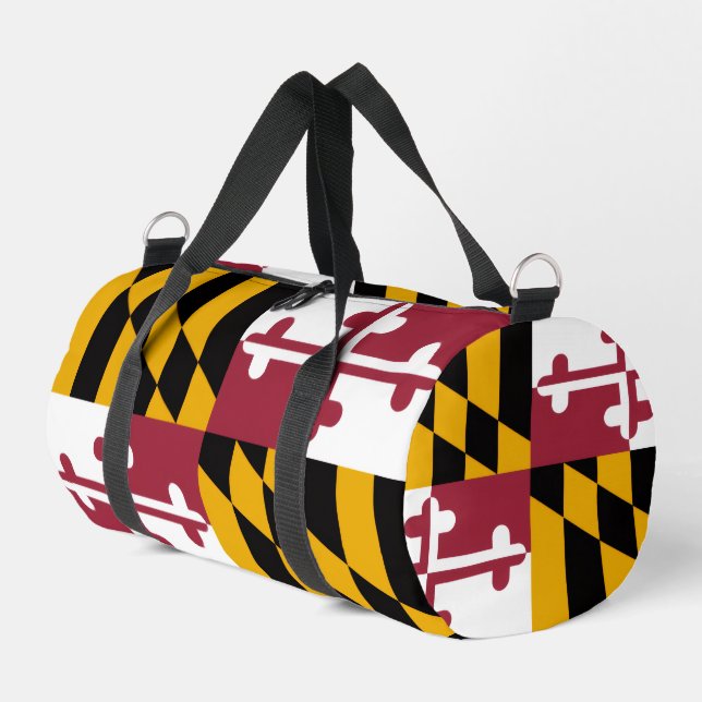Maryland Flag Duffle Bag (Left Corner)