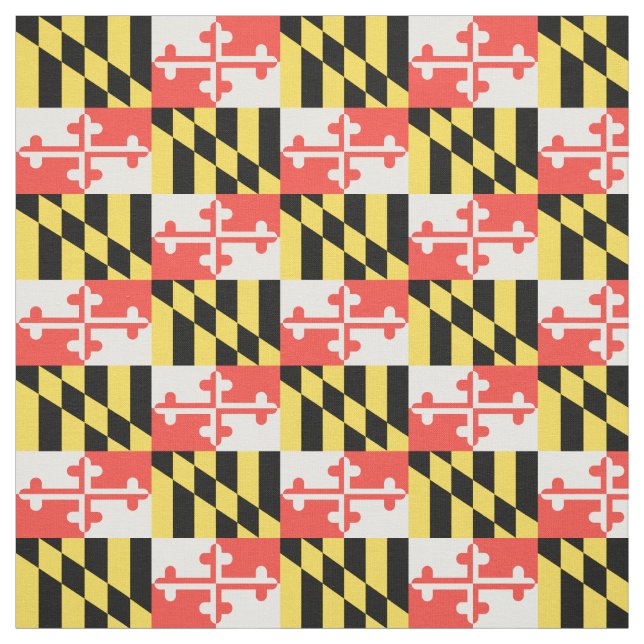 MARYLAND Flag Fabric (Swatch)